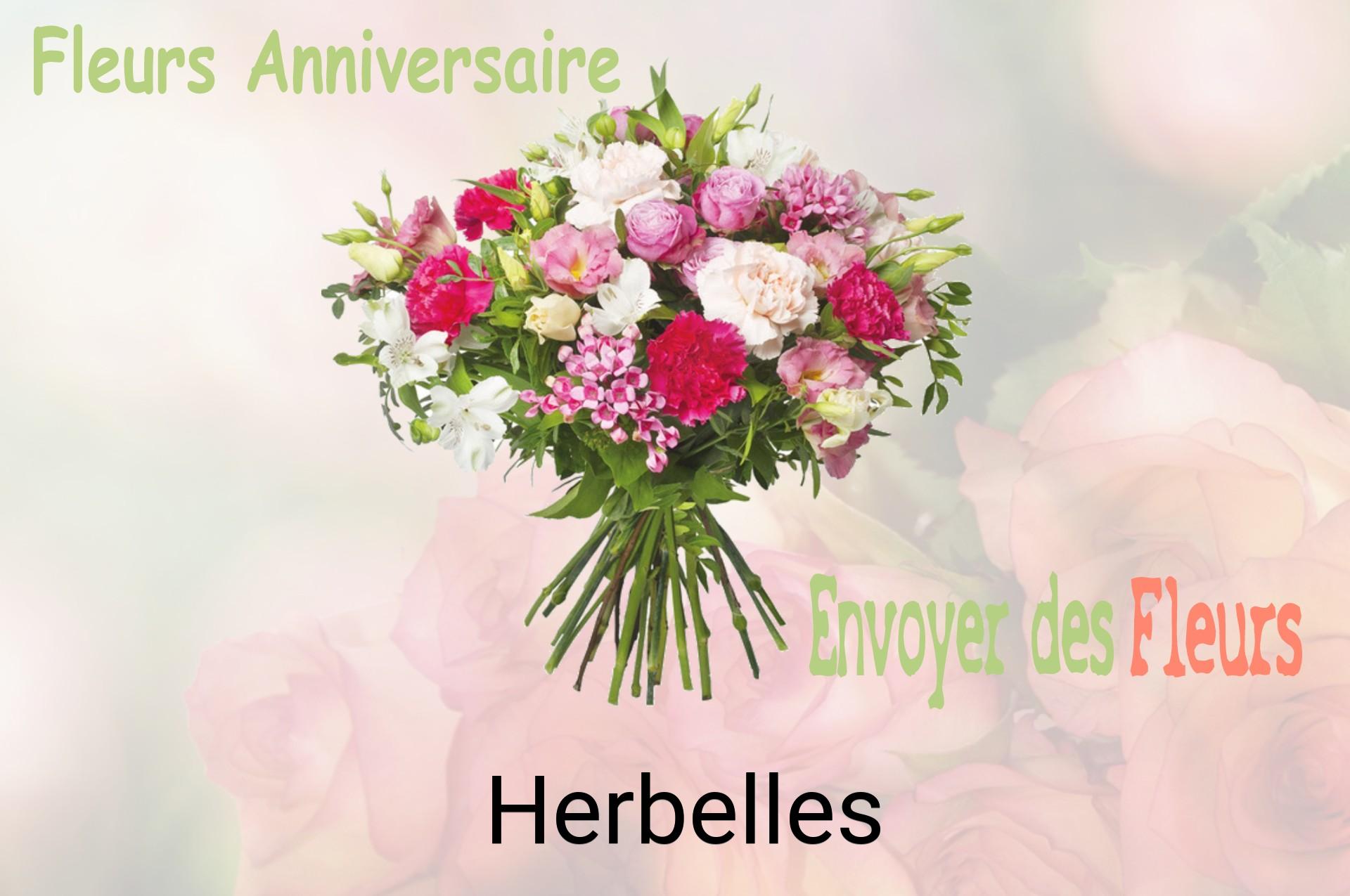Bouquet de fleurs d’anniversaire livré à Herbelles