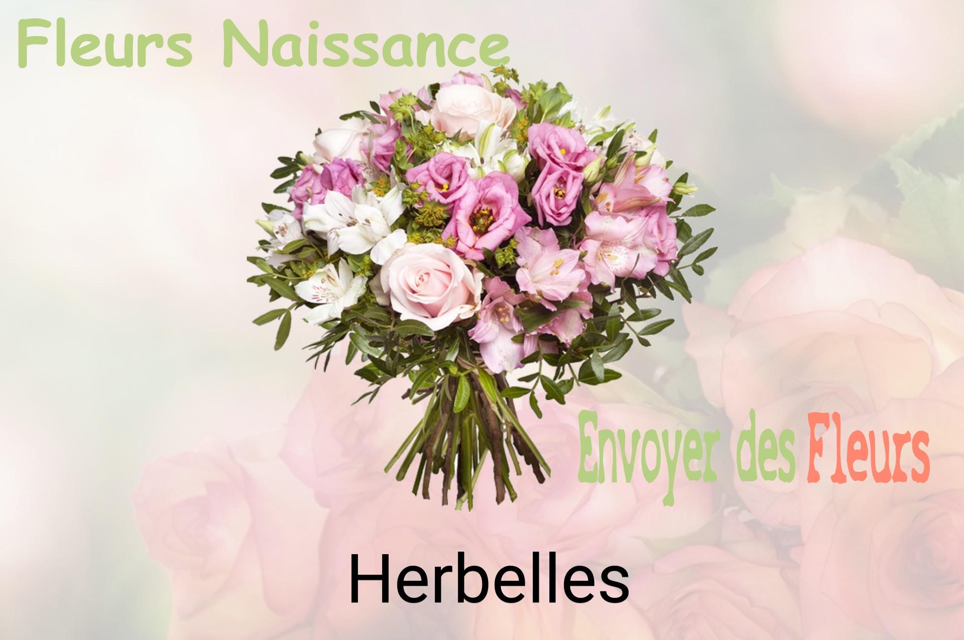 Bouquet de fleurs de naissance livré à Herbelles